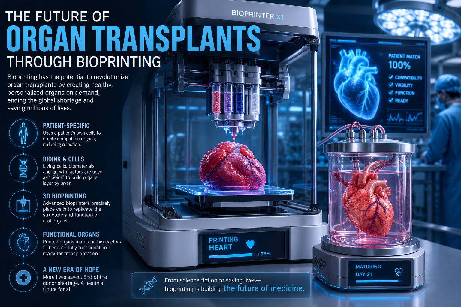 The Future of Organ Transplants Through Bioprinting