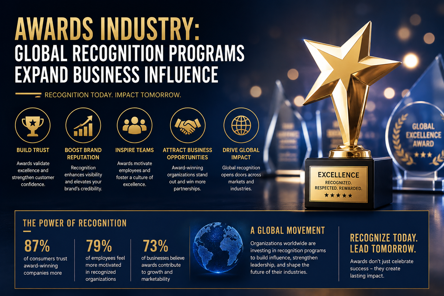 Awards Industry: Global Recognition Programs Expand Business Influence