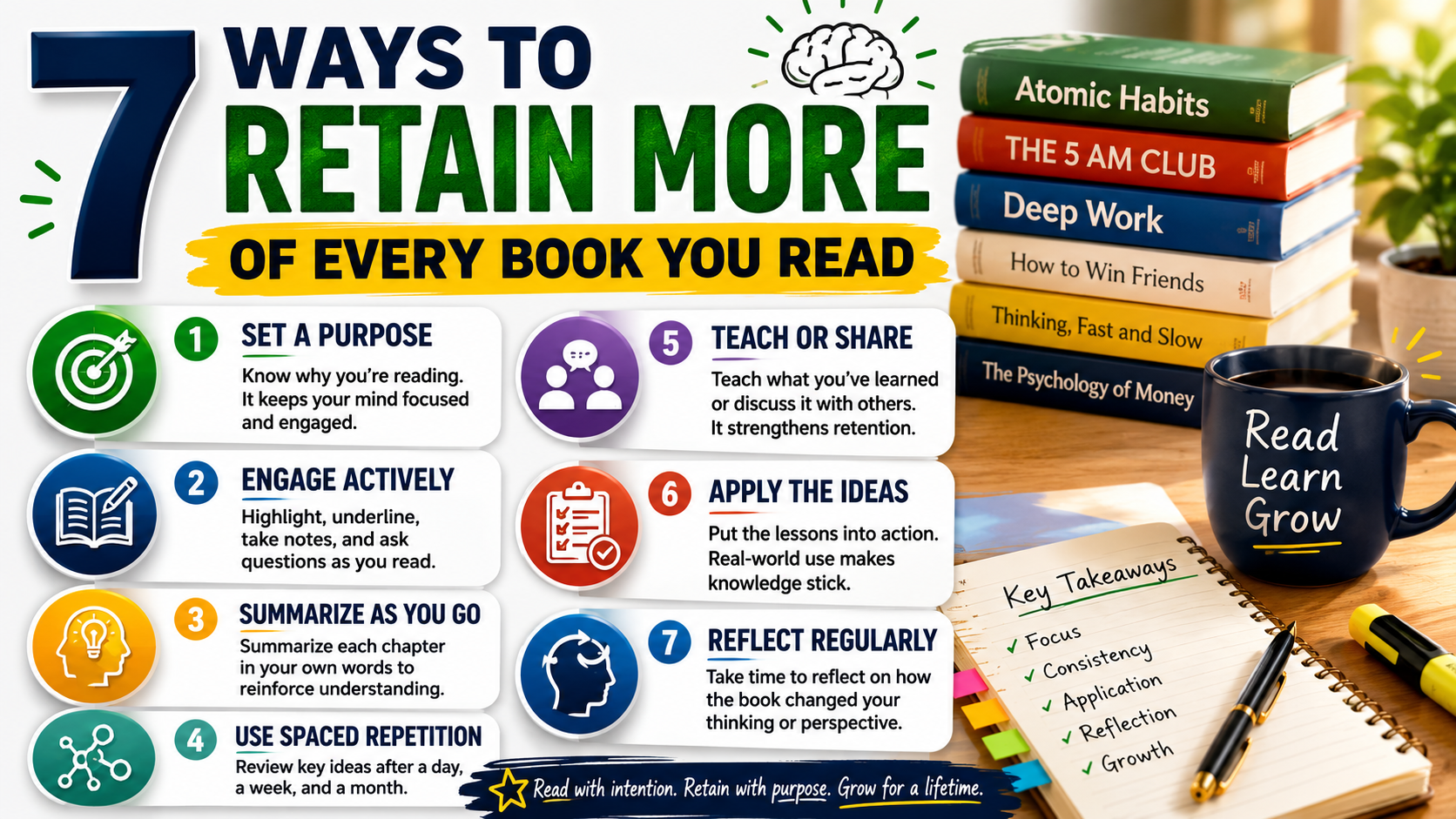 7 Ways to Retain More of Every Book You Read