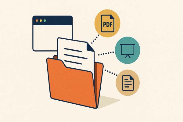 Effortless Course Material Sharing with Static Hosting