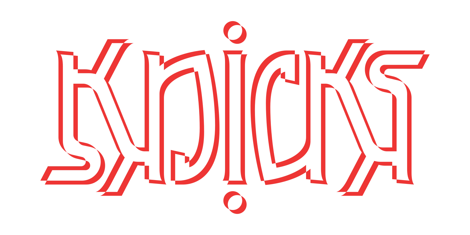 Knicks ambigram artwork thumbnail.