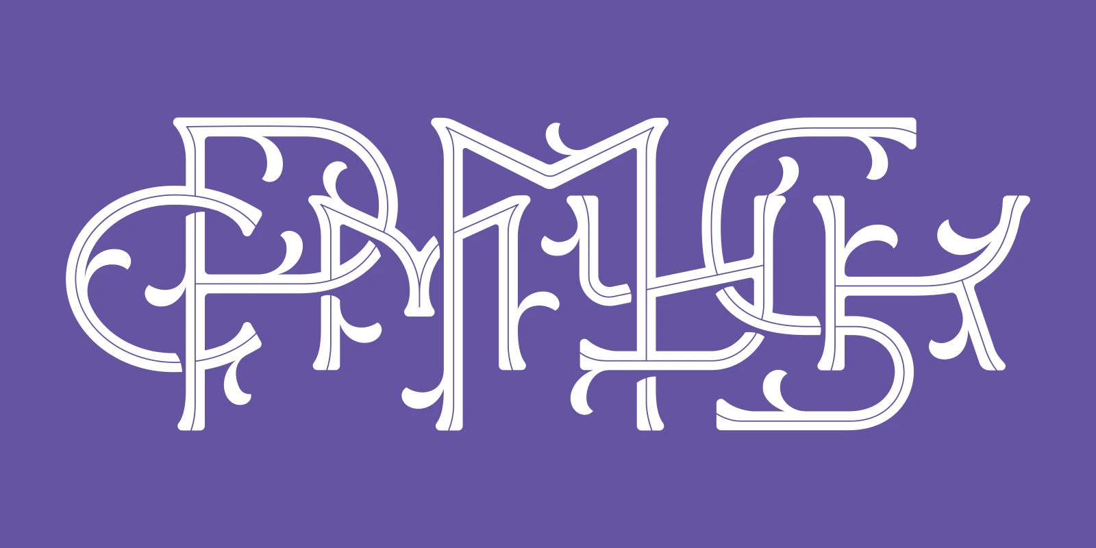 Custom monogram collection project thumbnail.