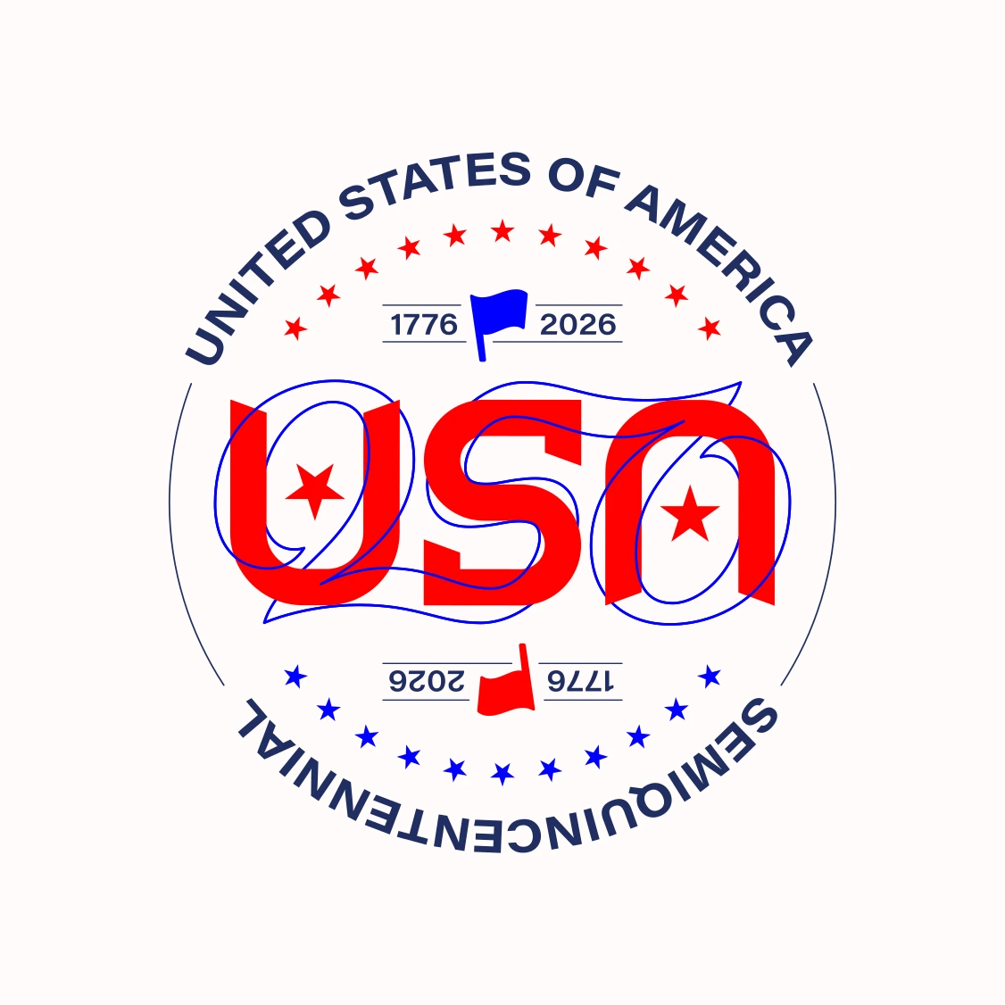 USA 250 anniversary identity, project image 7.
