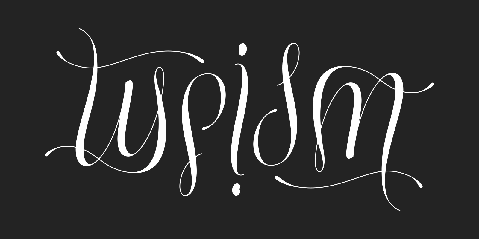 Typism Book Ambigram Logo