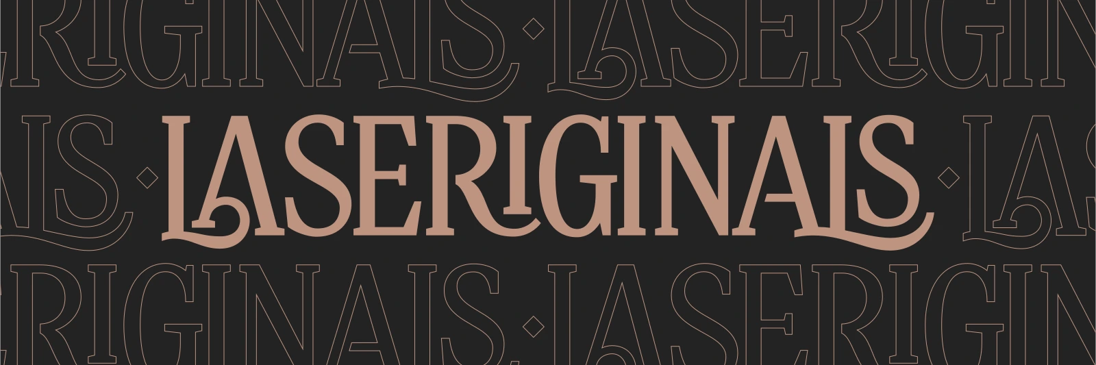Laseriginals branding project thumbnail and logo preview