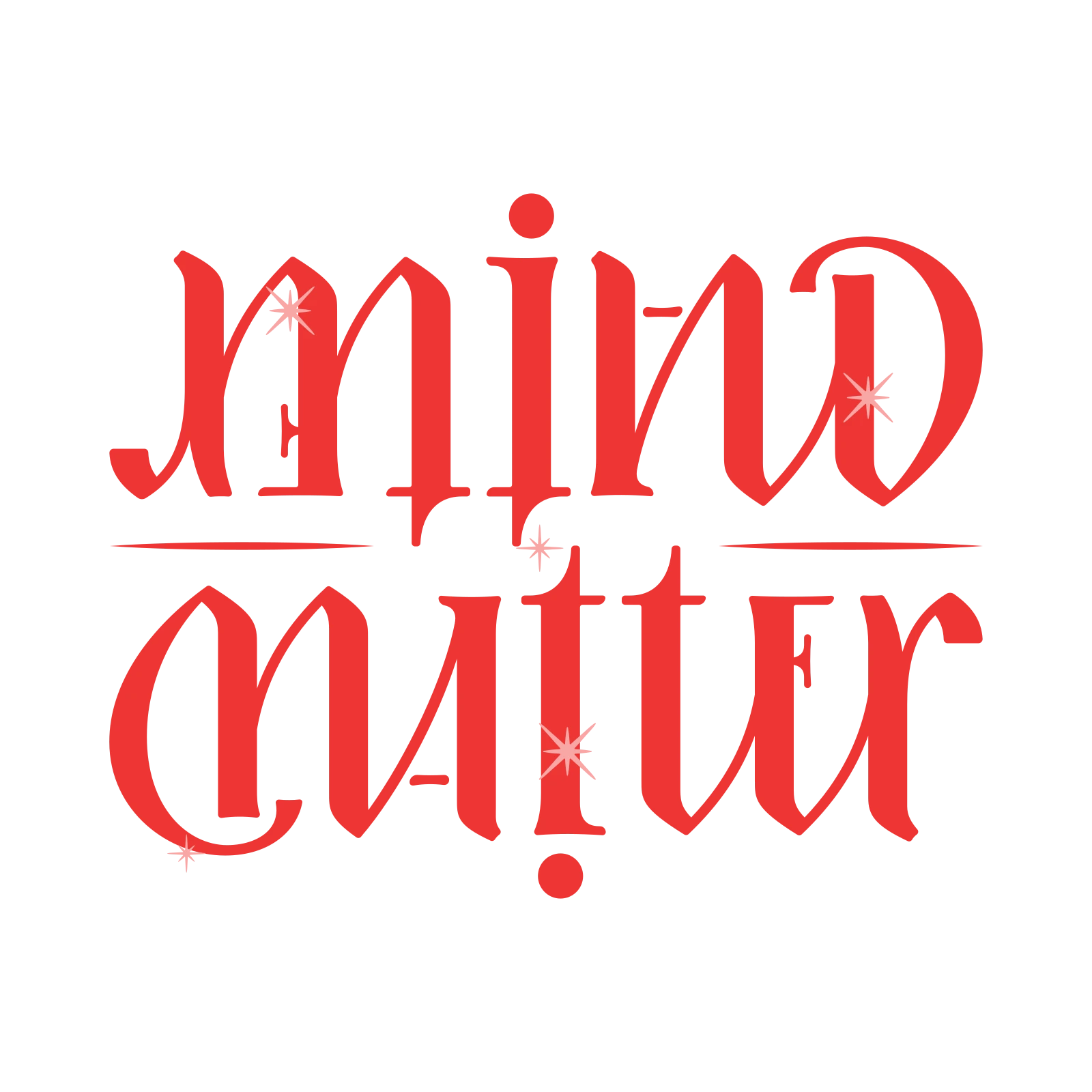 Mind/Matter ambigram artwork thumbnail.