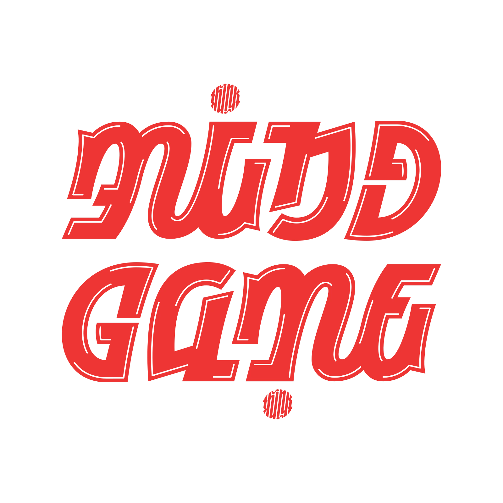 Mind Game ambigram artwork thumbnail.