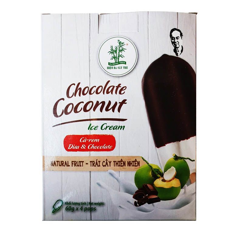 ICE CREAM CHOC COCONUT 4PK