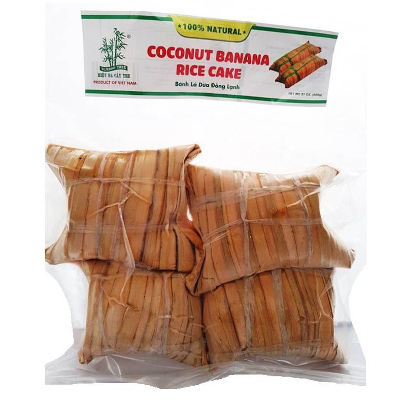 BEAN & STICKY RICE CAKE IN COCONUT LEAF