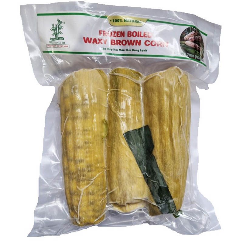 WAXY CORN BROWN WITH SKIN (BOILED)