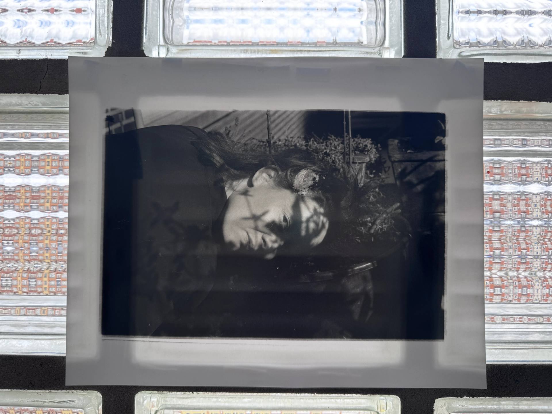 a woman in her plants