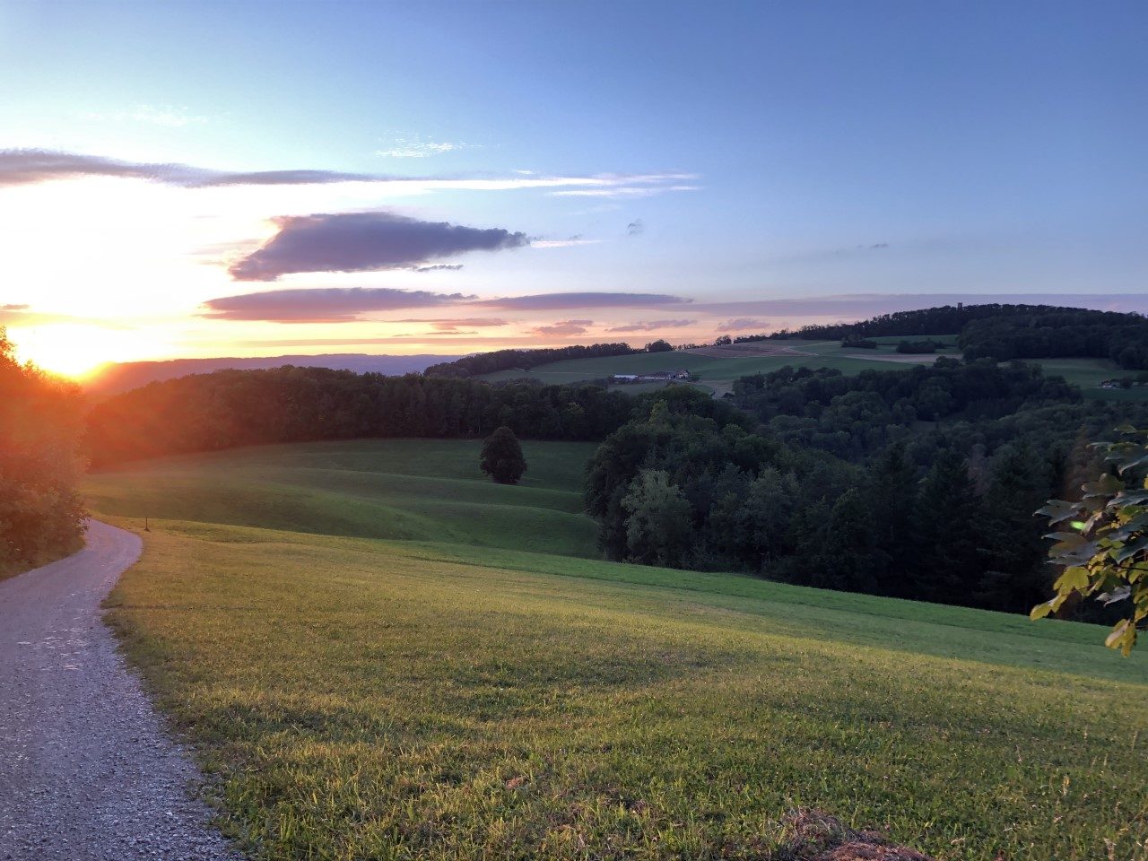 Blick über die Juralandschaft bei Effingen