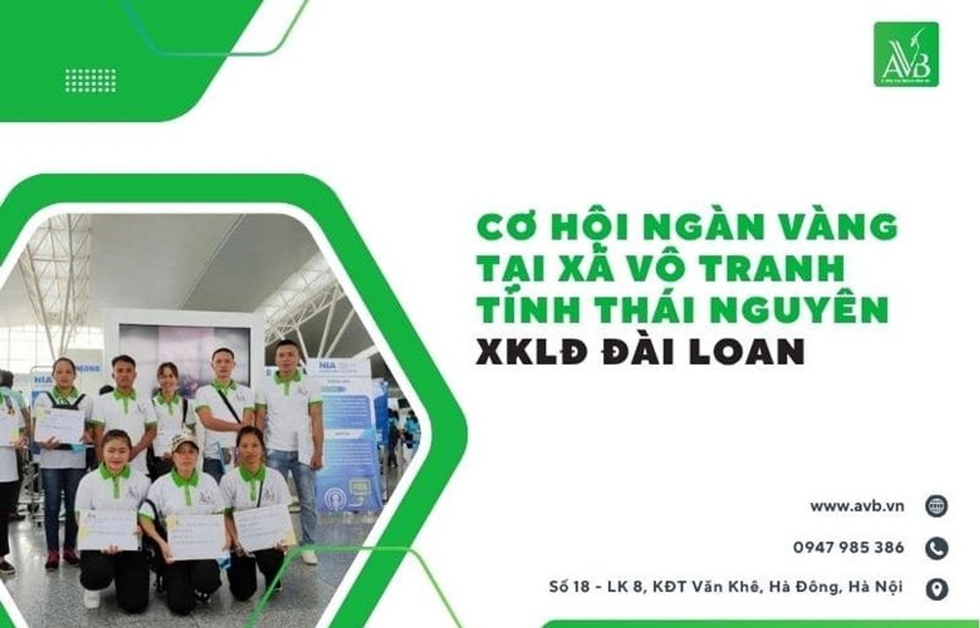 Cơ Hội Ngàn Vàng Cho Lao Động Tại Xã Vô Tranh – XKLĐ Đài Loan, Lương Cao, Công Việc Ổn Định