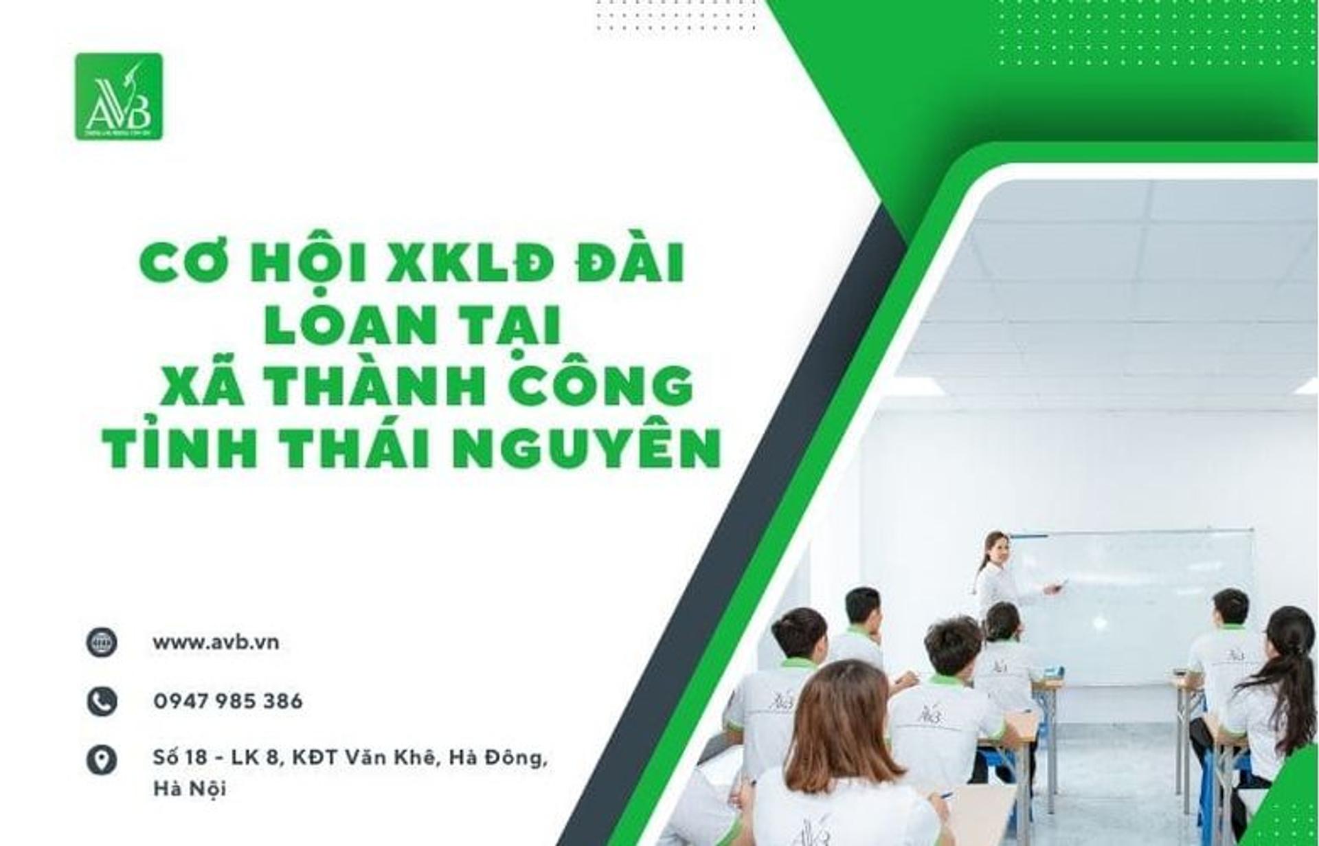 Cơ Hội XKLĐ Đài Loan Tại Xã Thành Công, Thái Nguyên – Lương Cao, Môi Trường Làm Việc Ổn Định