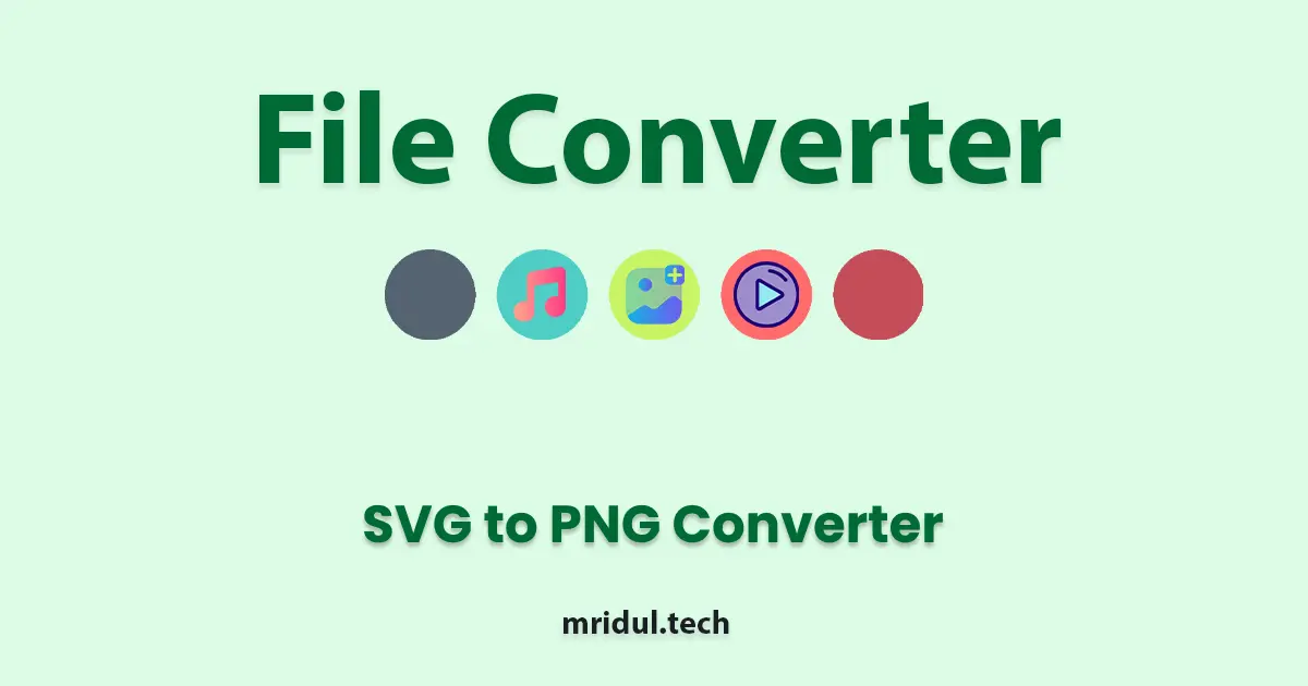 Free SVG to PNG Converter Online Tool