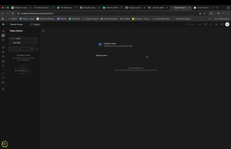 Supabase (open source contribution)