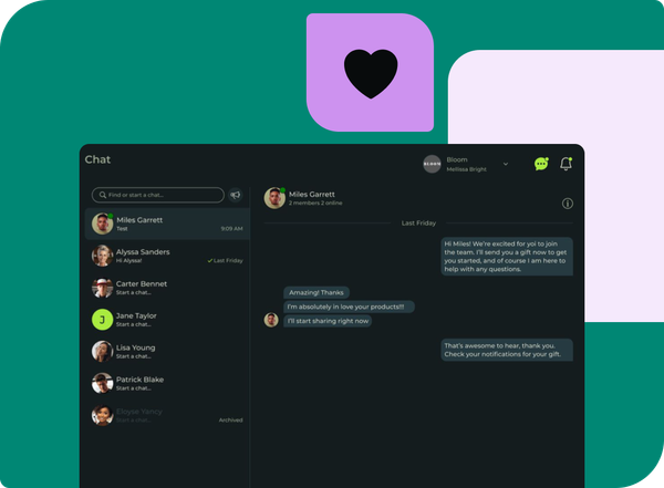 Image of our Communicate portal on Endlss.