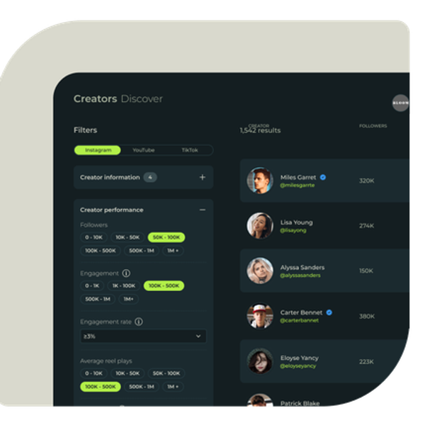 Image showing the Discovery dashboard on Endlss.