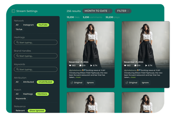 Image showing the Gifting dashboard on Endlss.