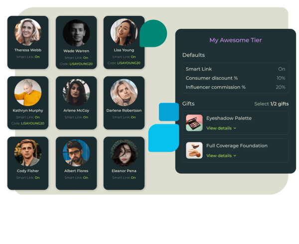Image showing our Influencer Discovery dashboard on Endlss.
