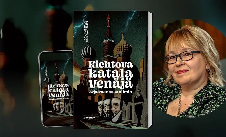 Toimittaja Arja Paananen ja hänen kirjansa