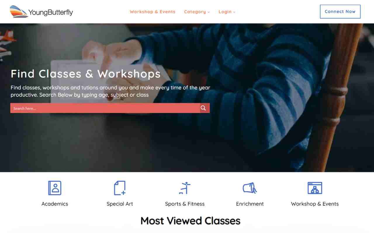 Youngbutterfly – Online Classes & Learning Platform