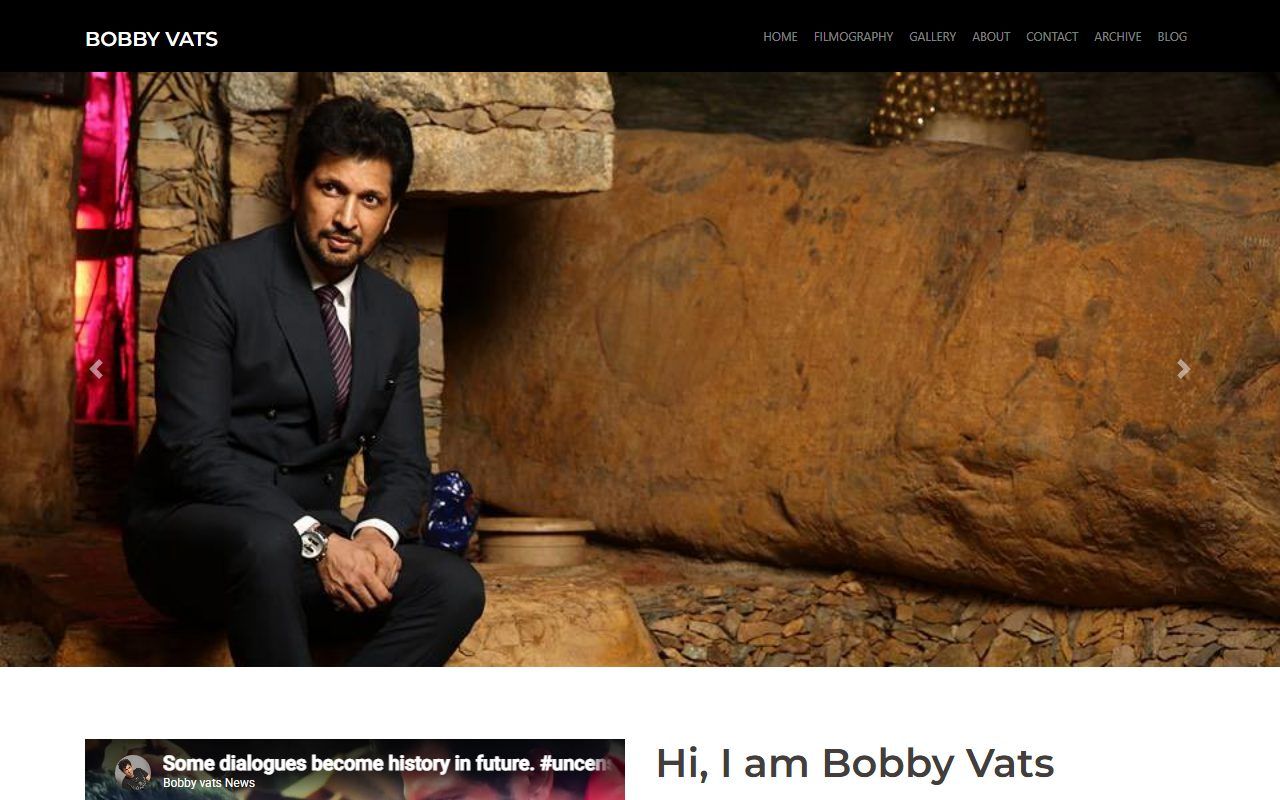 Bobby Vats – Business Website