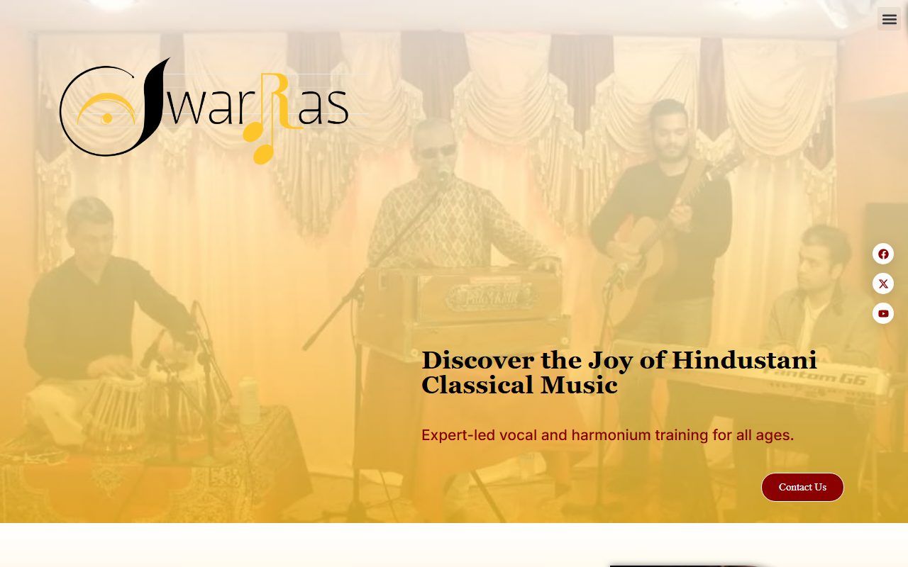 Swar-Ras School of Music – Music Academy Website