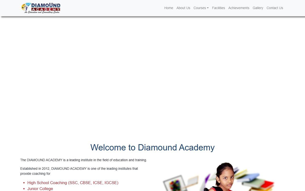 Diamound Academy – Education Website