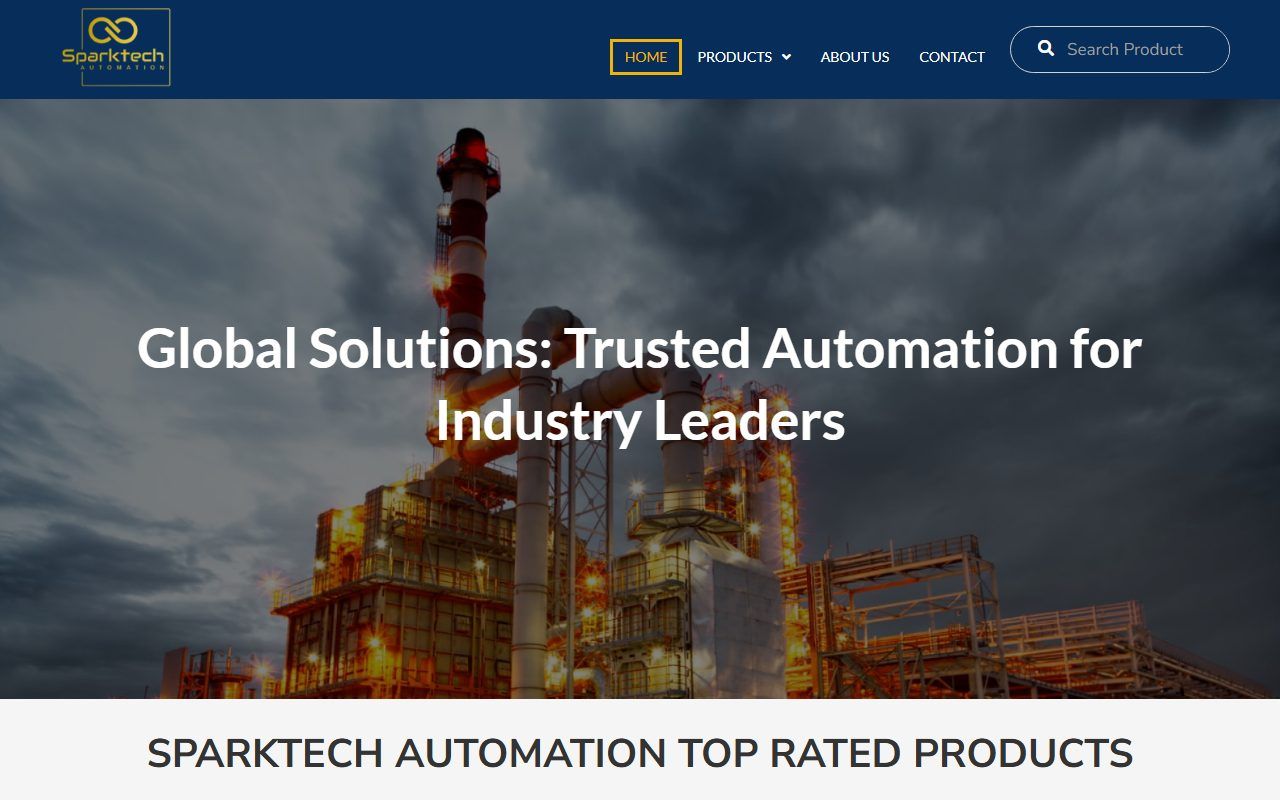 SparkTech Automation – Industrial Automation Company Website