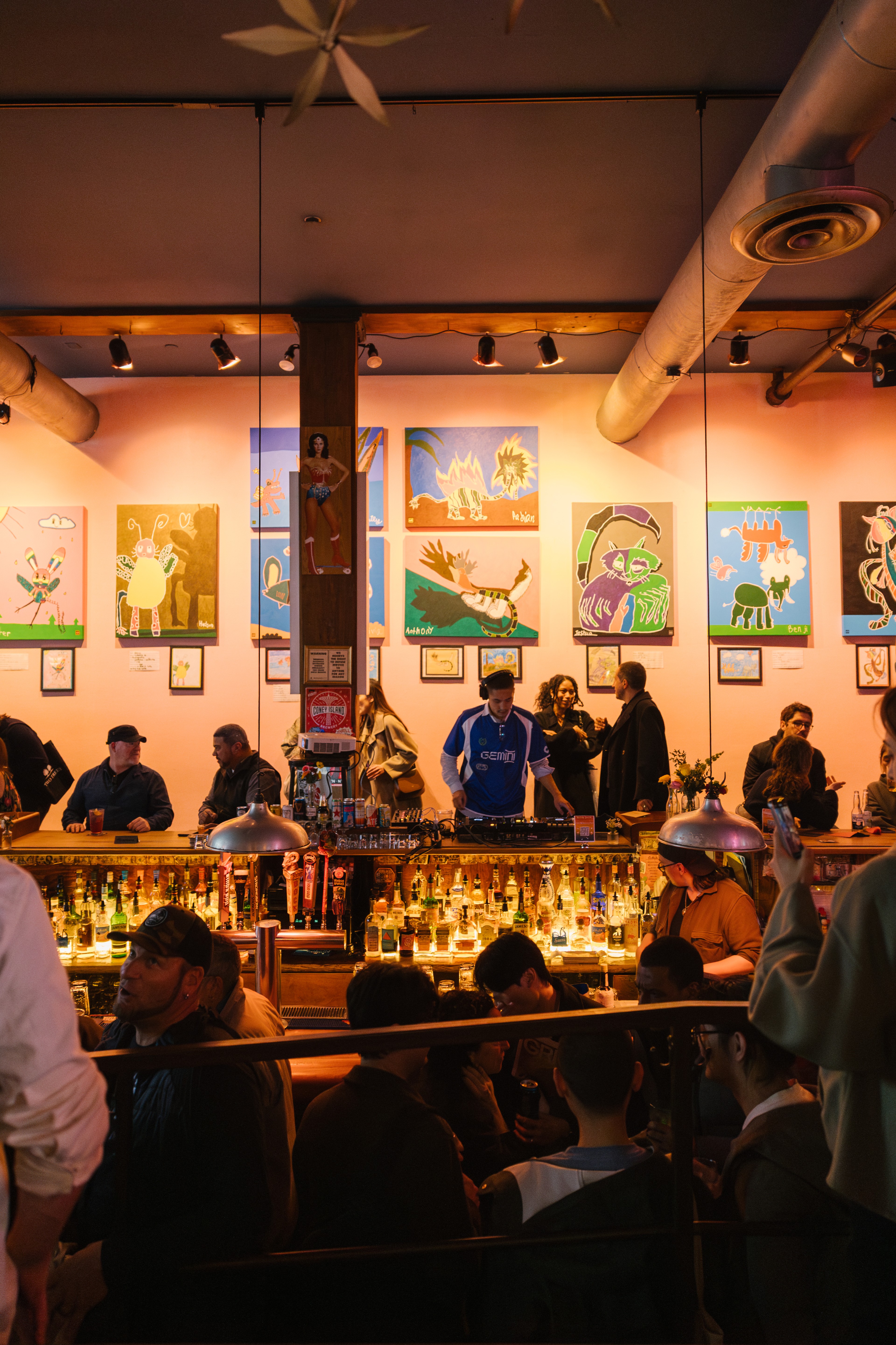 The bar at Superfine