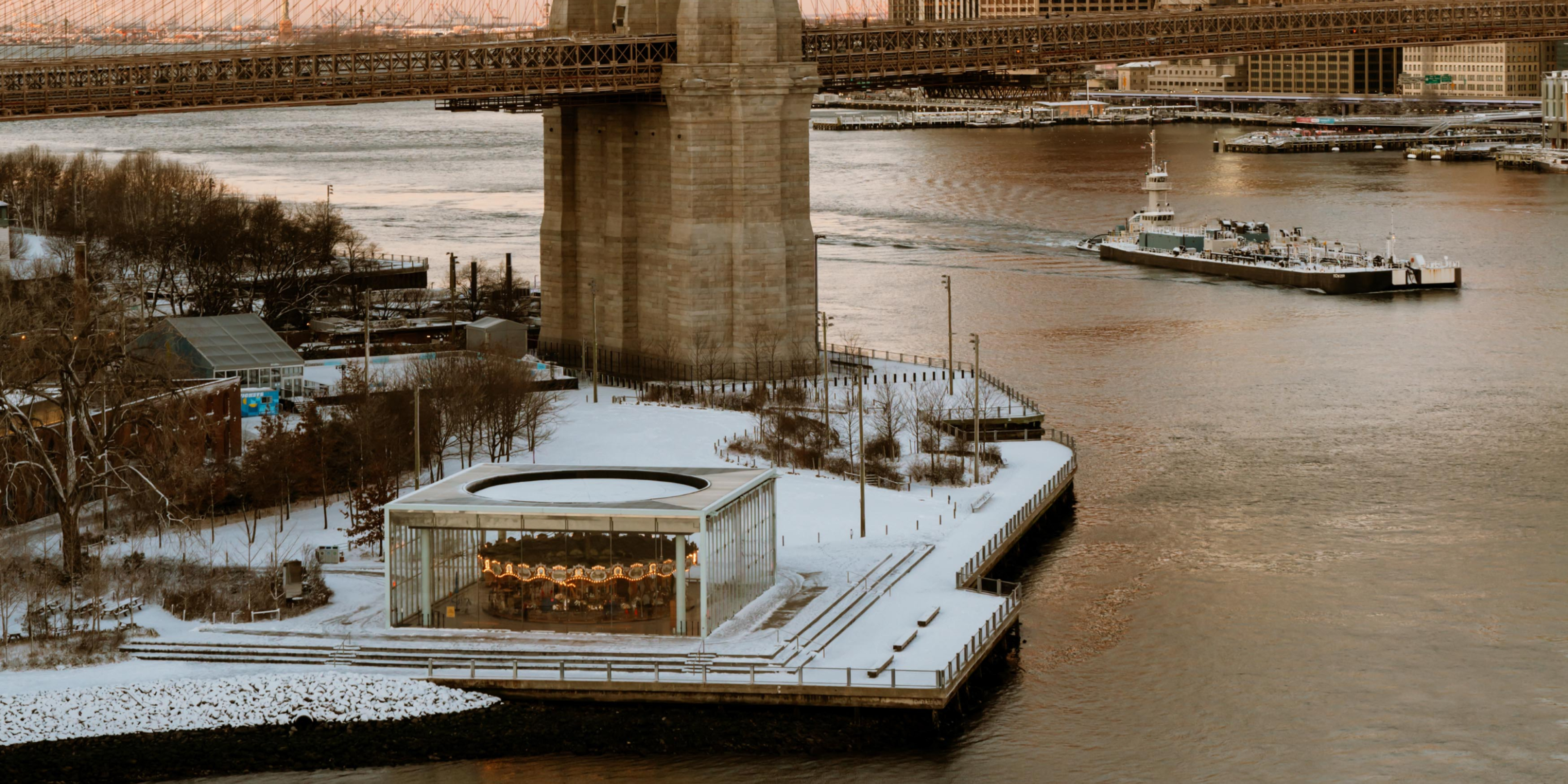 Brooklyn Bridge Park and the East River