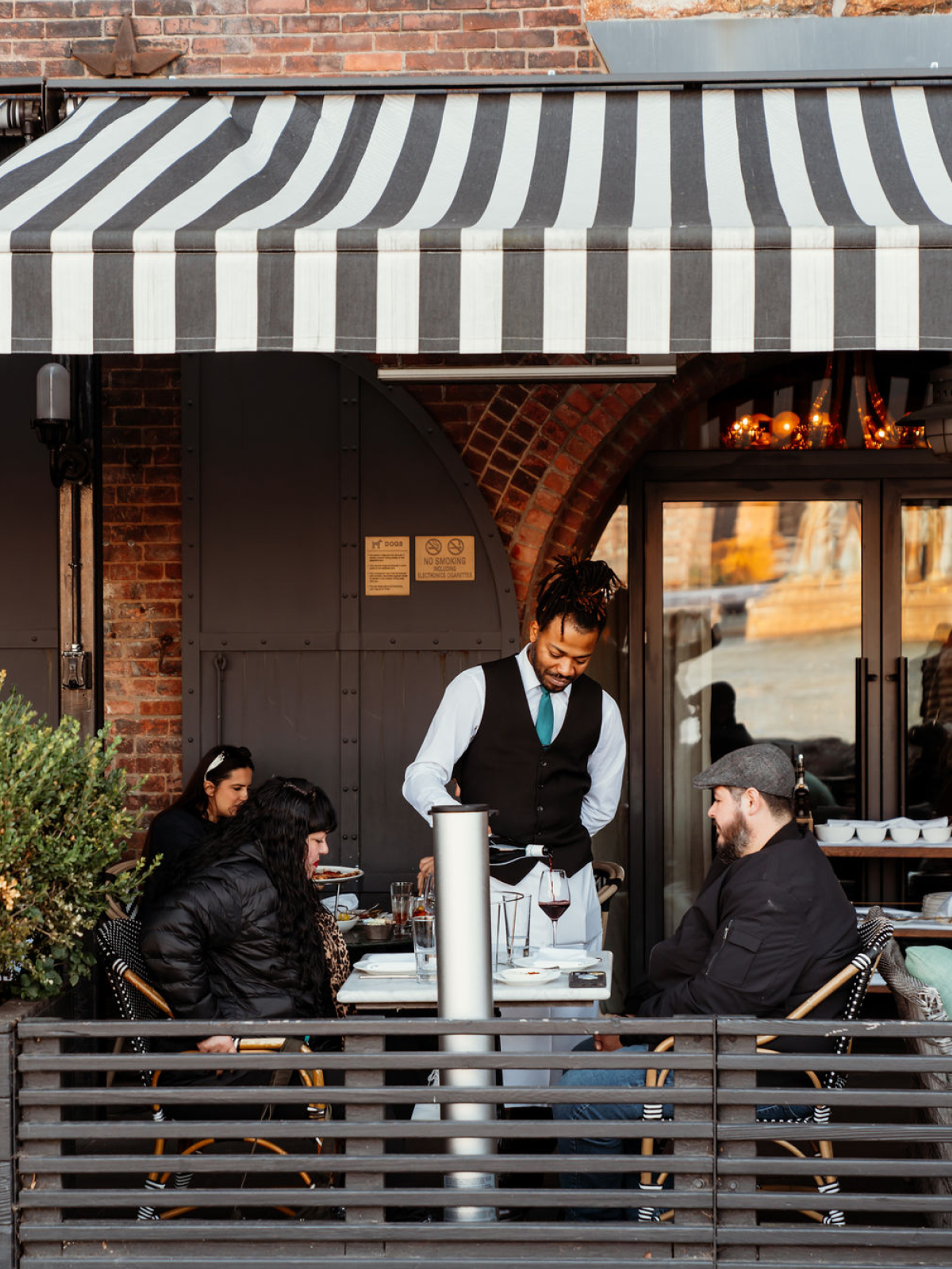 Waterfront dining at Cecconi's