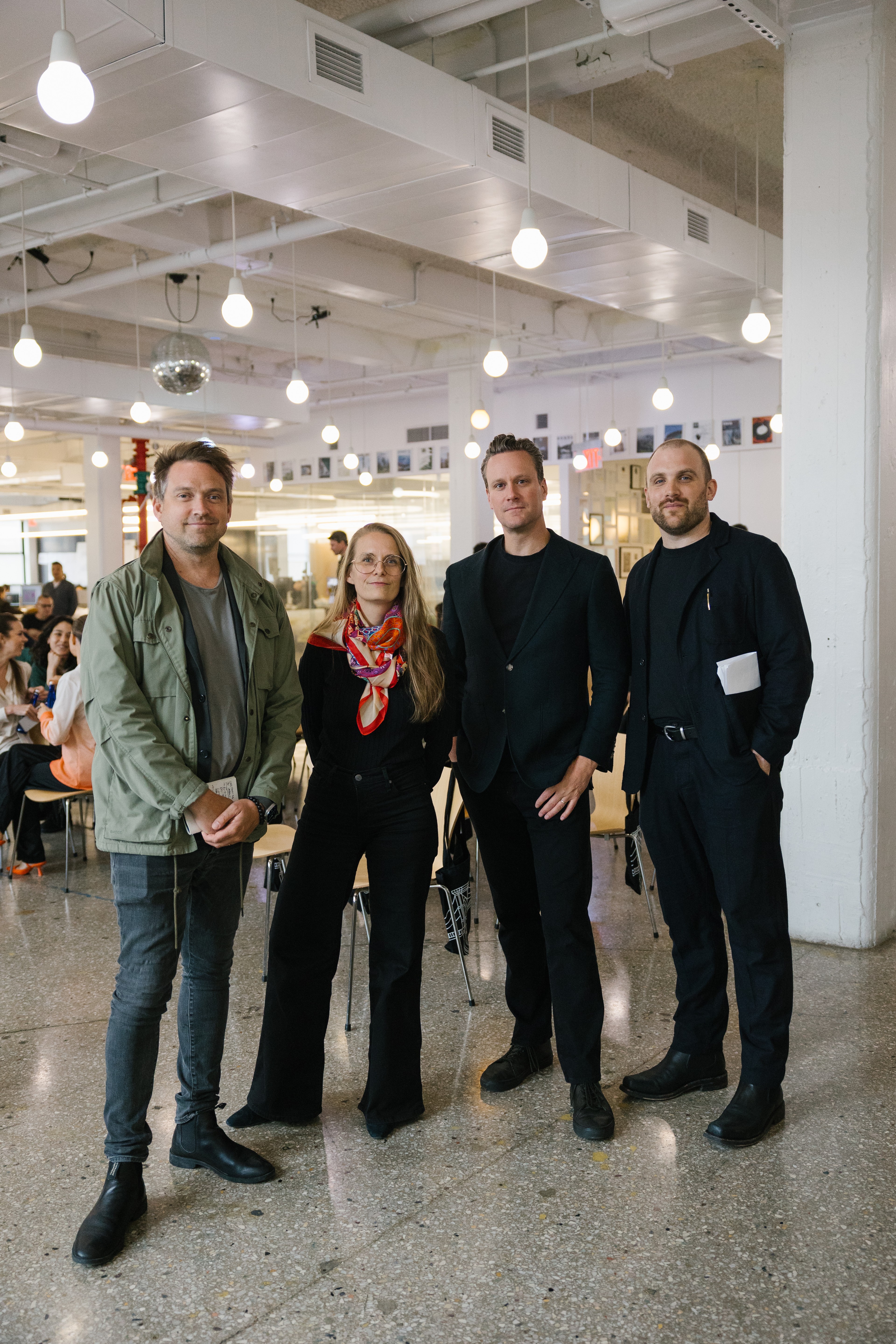 Four speakers at BIG lighting design talk