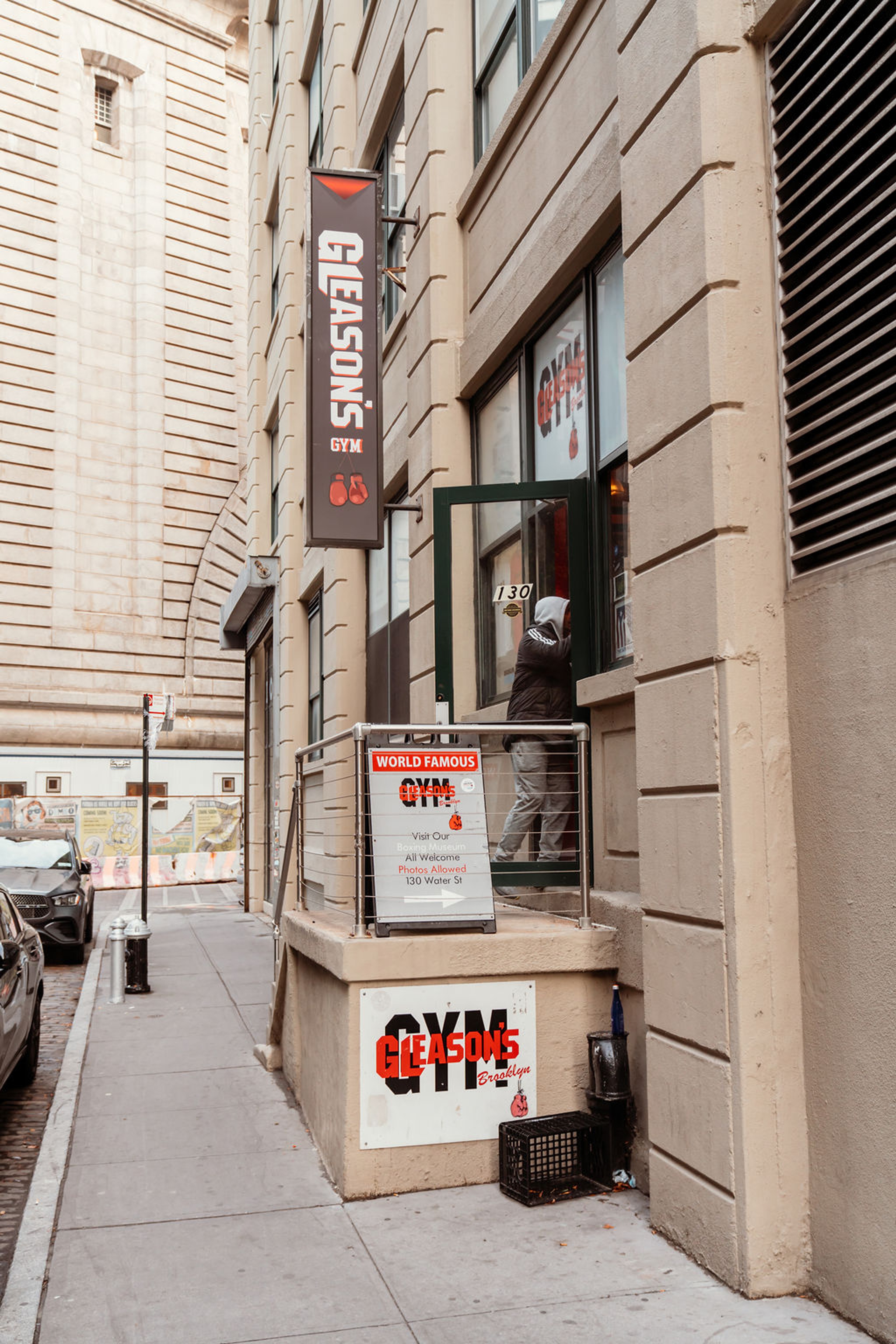 Entrance of Gleason's Gym