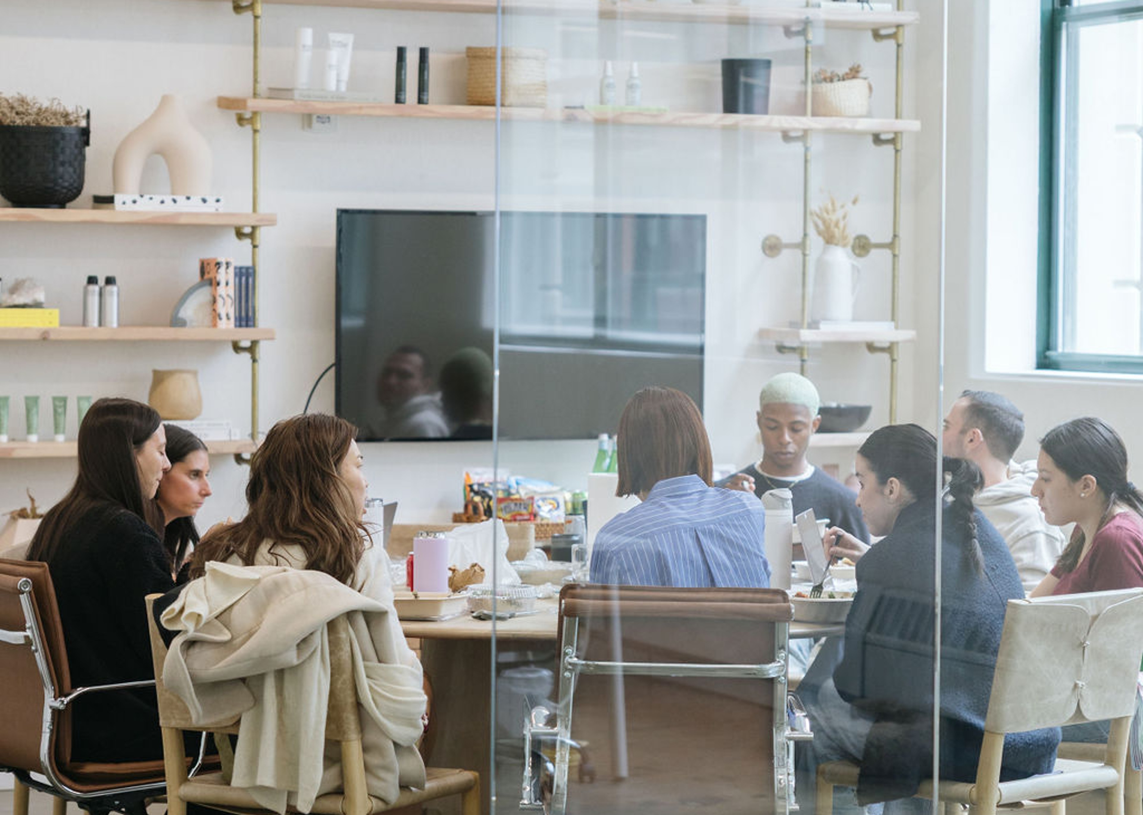 people in conference room