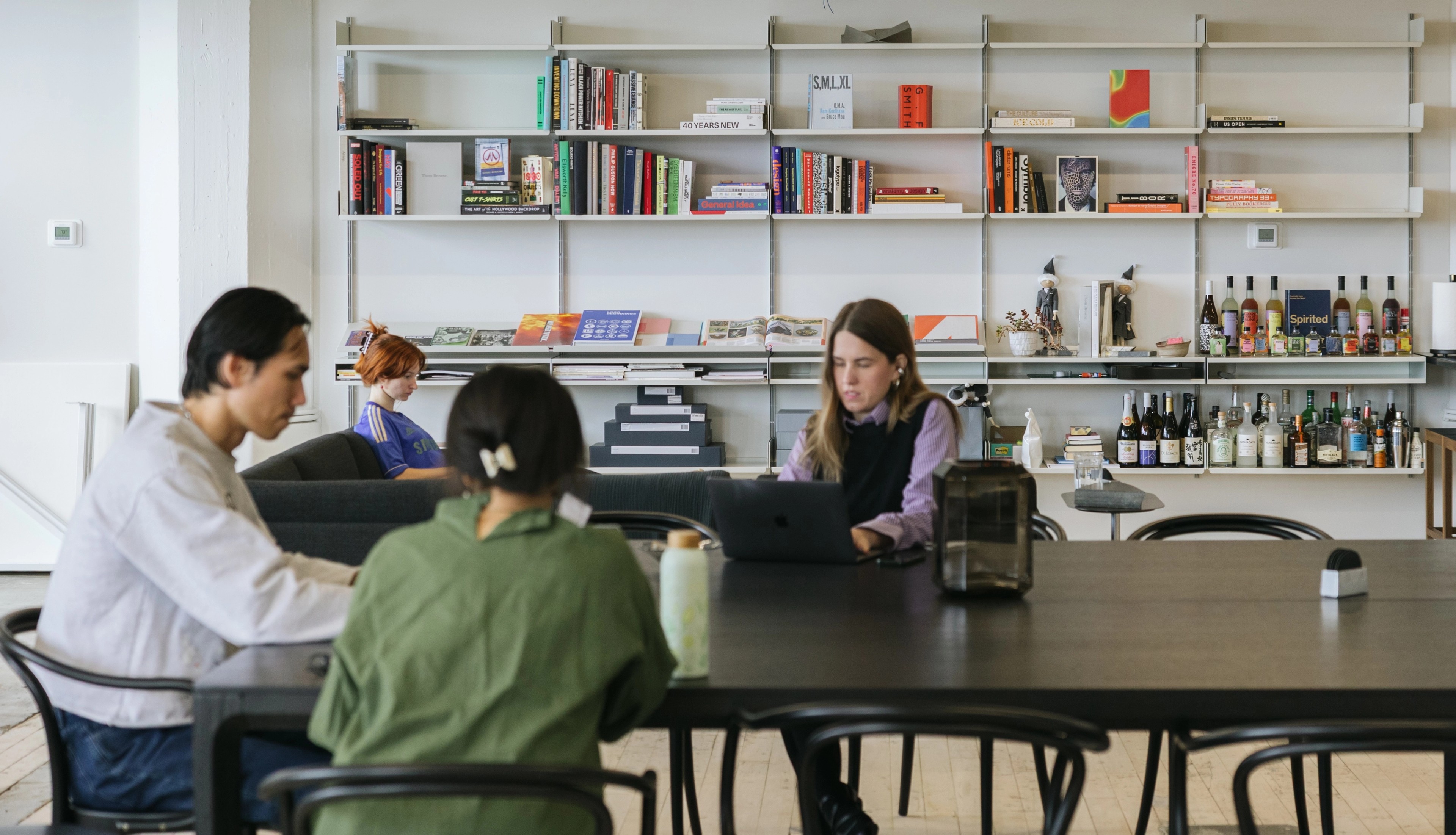 People sitting around table