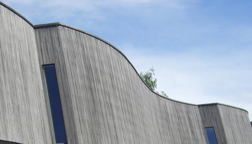 Museumsbygg med trefasade