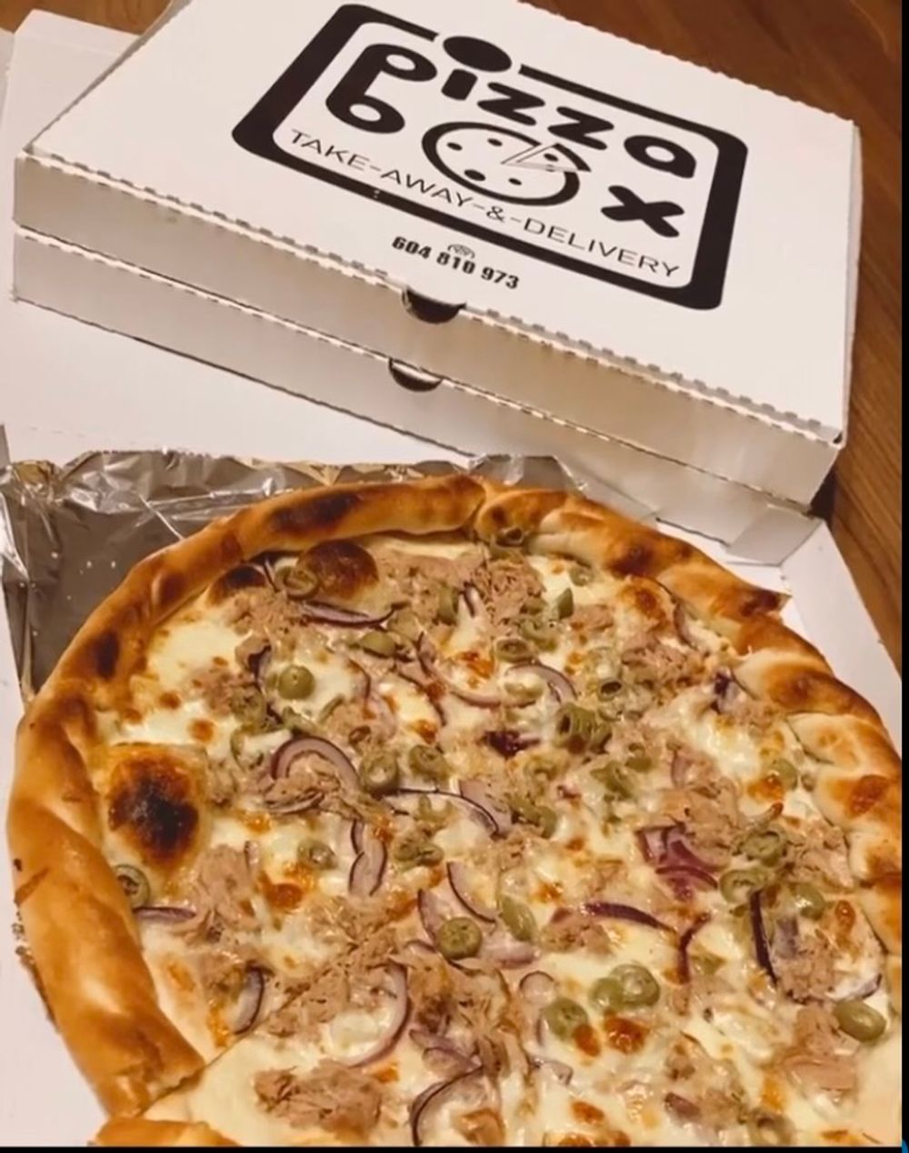 Fotka pizzy z pizzerie PizzaBox v Klatovech.