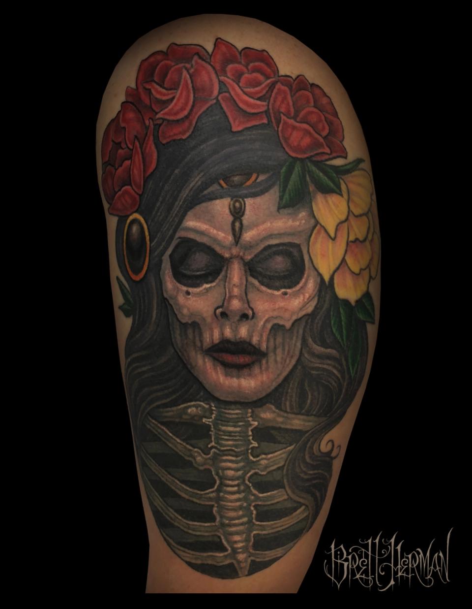 Dead Girl - Dia De Los Muertos tattoo