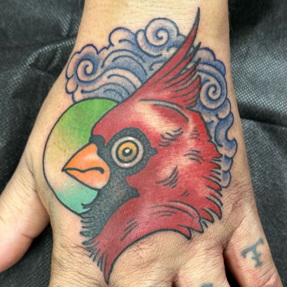 William Thideman, tattooist, drawing