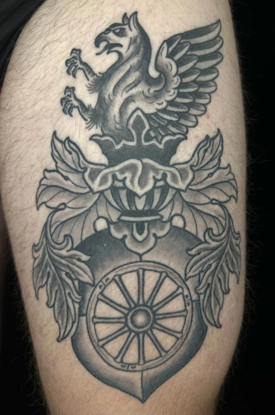 Crest tattoo
