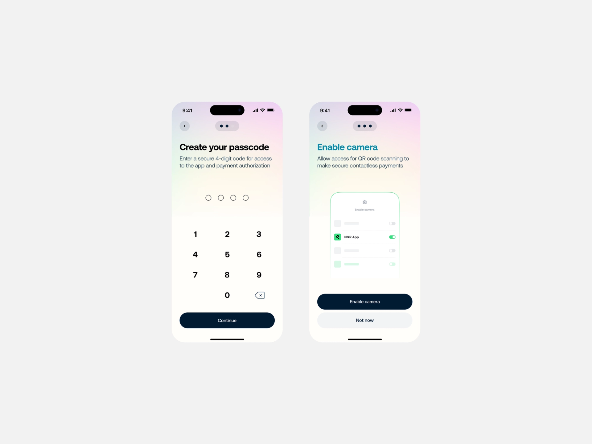 NQR — Fintech, UI Design, UX Design, Product Design