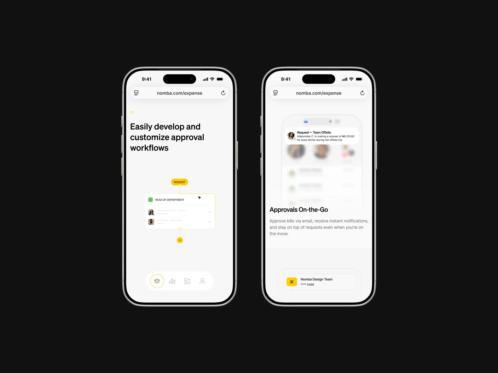 Nomba Expense — Fintech, UI Design, UX Design, Product Design, Website Design
