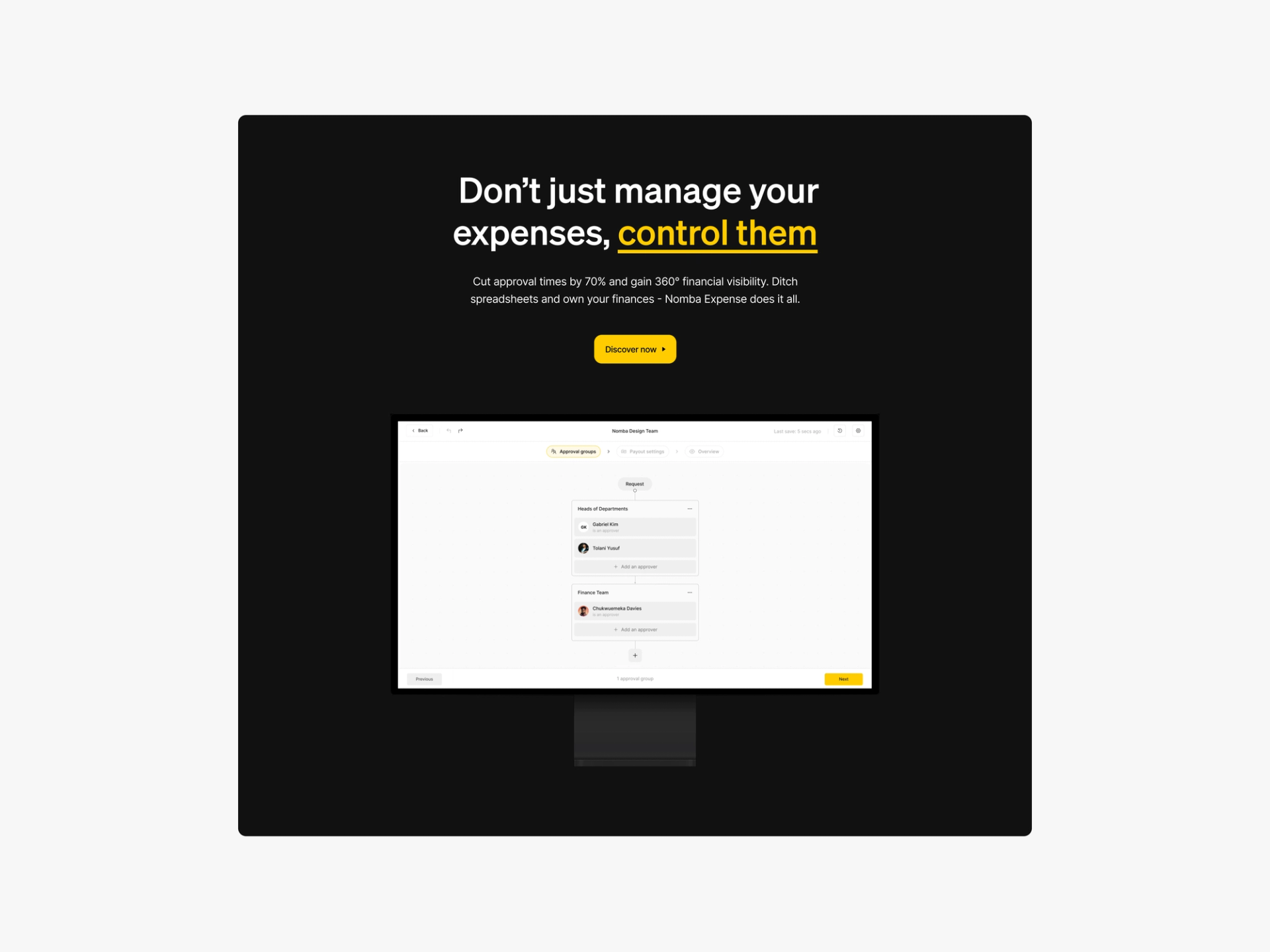 Nomba Expense — Fintech, UI Design, UX Design, Product Design, Website Design