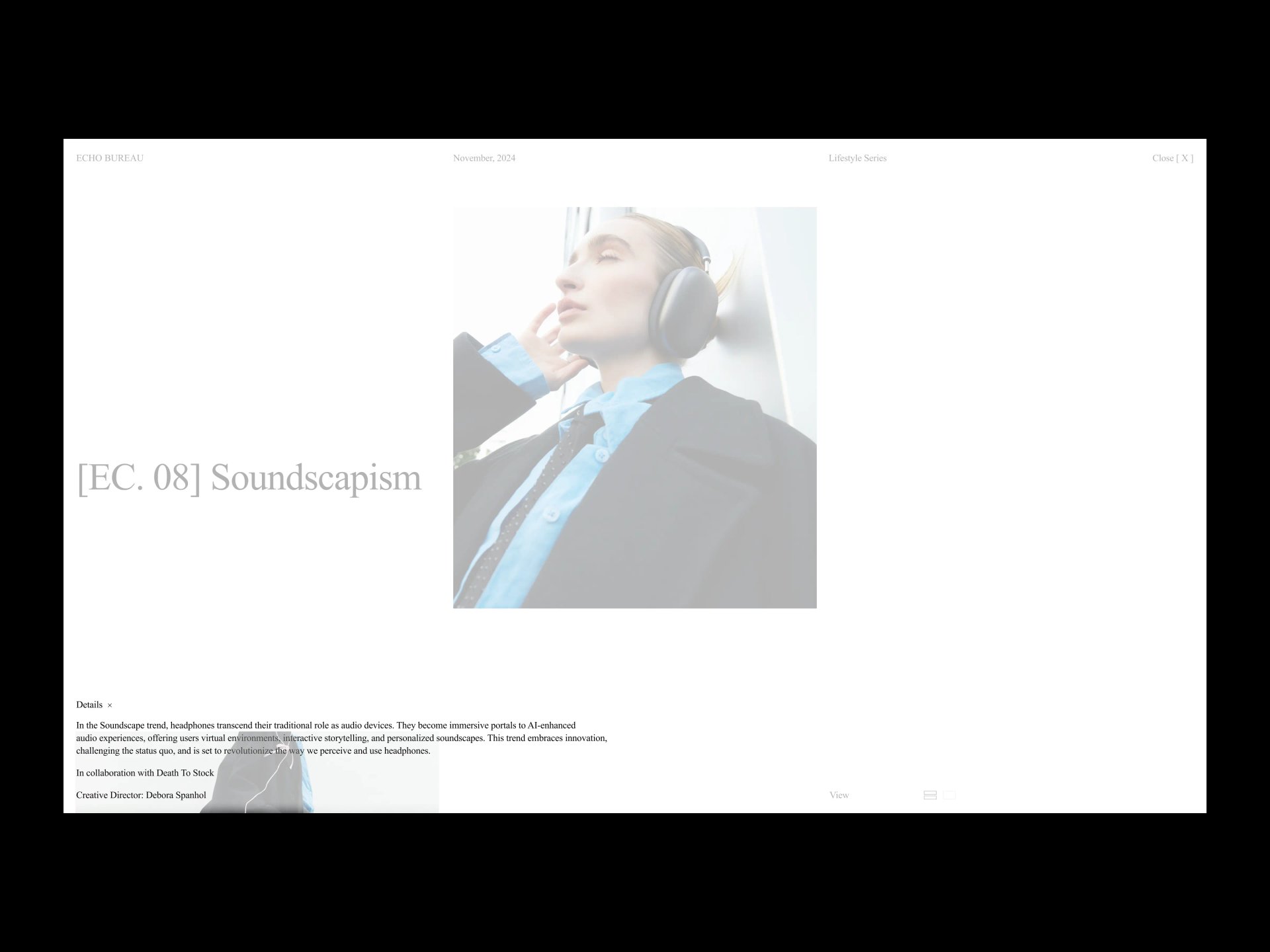 Echo Bureau — Imagery, Creative Direction, Website Design