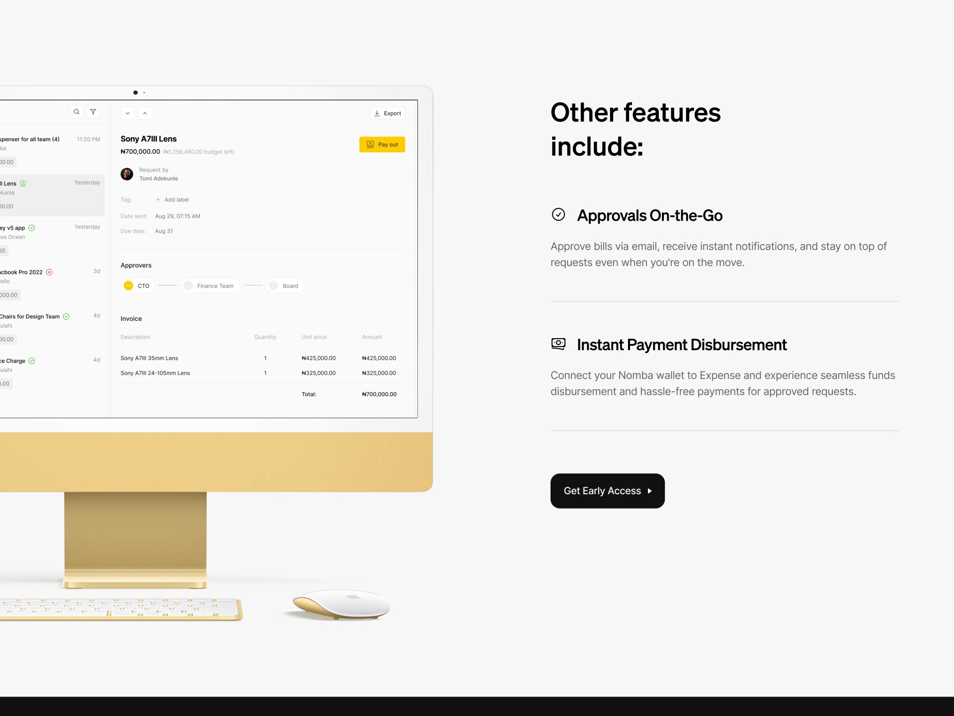 Nomba Expense — Fintech, UI Design, UX Design, Product Design, Website Design