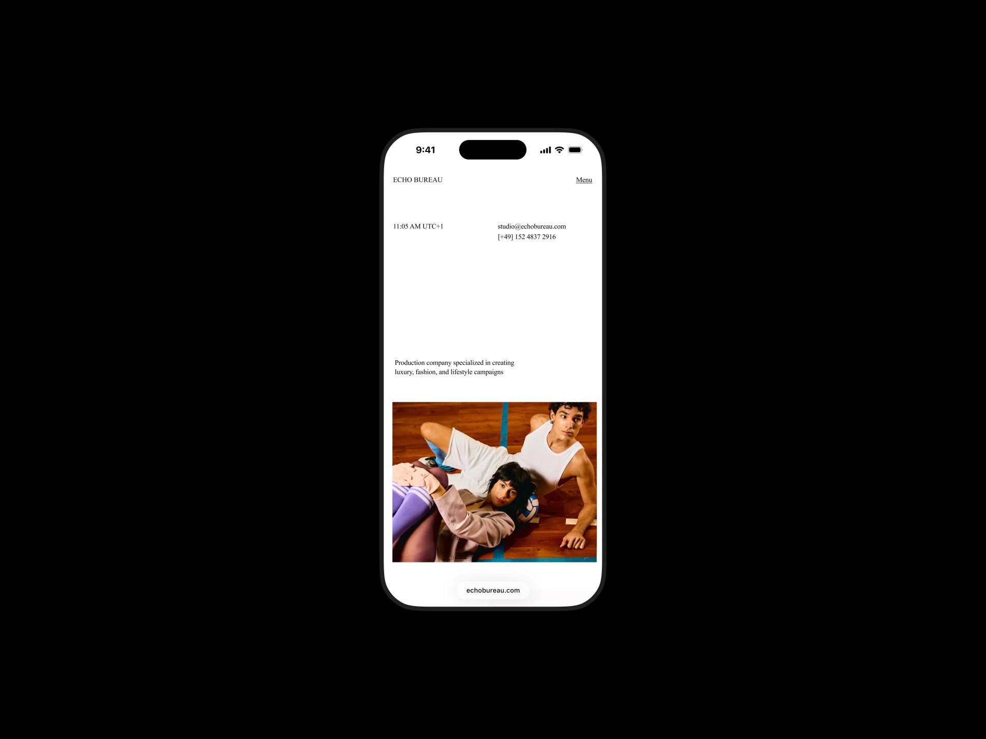Echo Bureau — Imagery, Creative Direction, Website Design