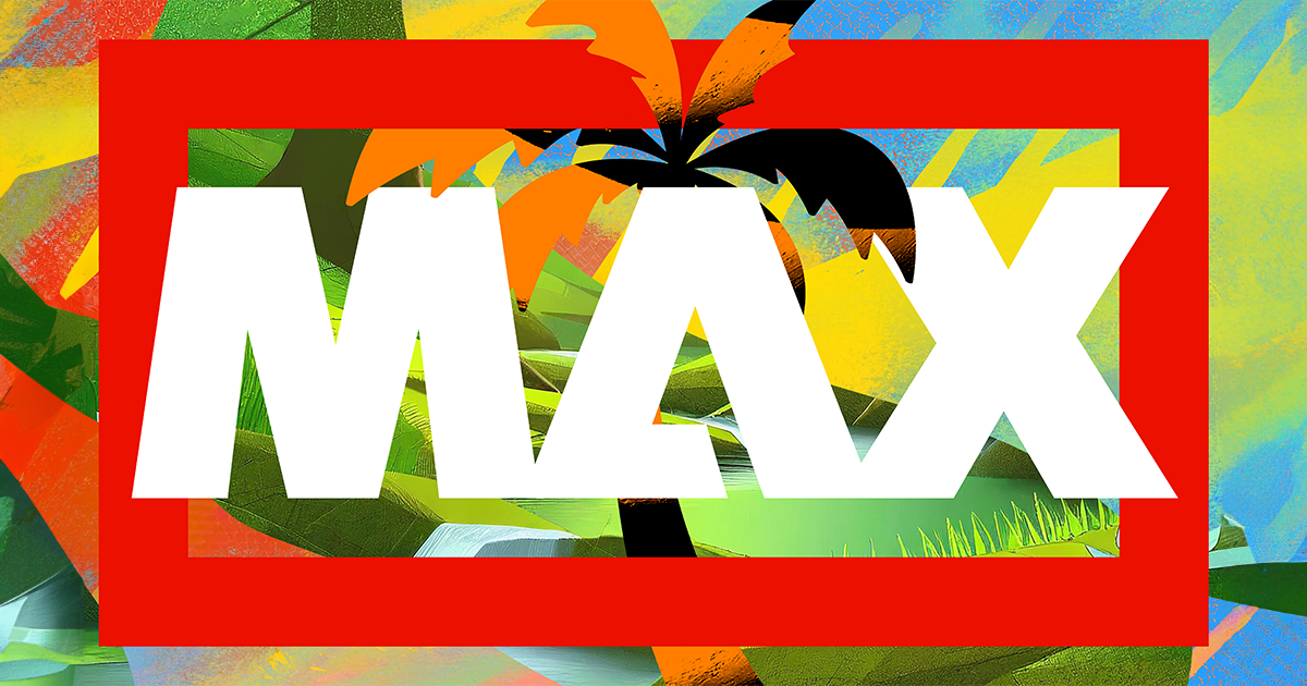 Logo del festival MAX - evento de creatividad y diseño 2025