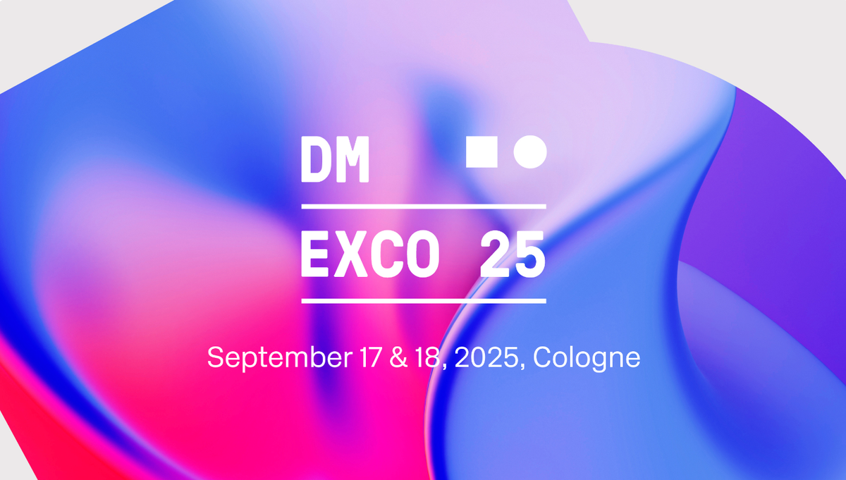Banner de DMEXCO 25 - feria de marketing digital en Colonia, septiembre 2025